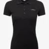 LeMieux Elite Ladies Polo Shirt II Black -Equestrian Related IT03165 product eliteladiespoloshirt black 1