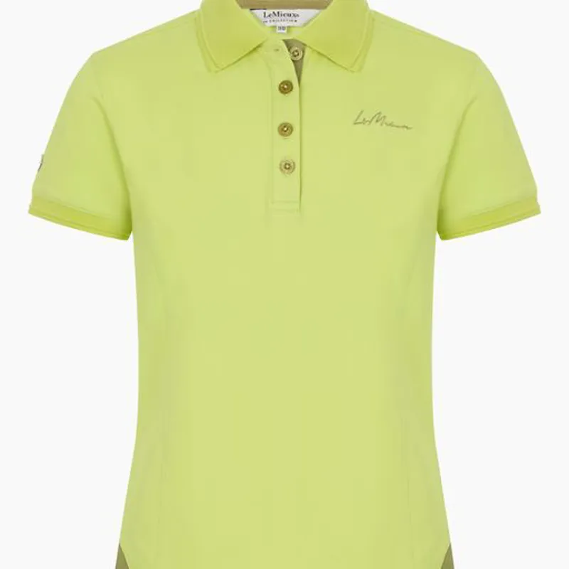 LeMieux Young Rider Polo Shirt Kiwi 3 LeMieux Young Rider Polo Shirt Kiwi