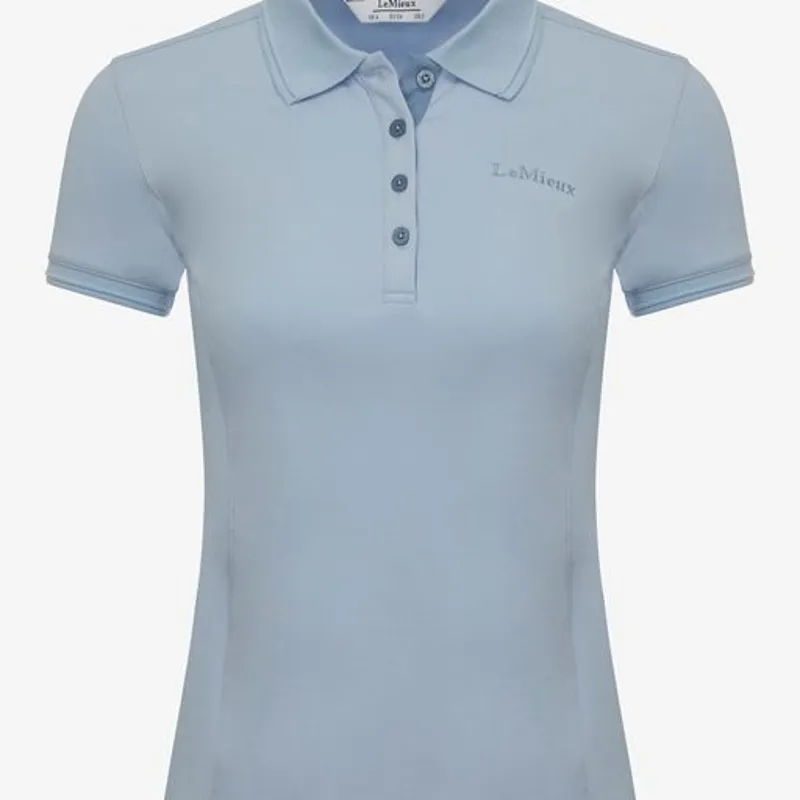 LeMieux Polo Shirt Mist 3 LeMieux Polo Shirt Mist