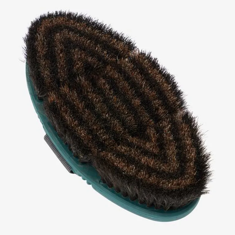 LeMieux Flexi Horse Hair Body Brush Spruce 4 LeMieux Flexi Horse Hair Body Brush Spruce - Image 2