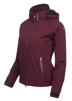LeMieux Elite Ladies Soft Shell Jacket Burgundy -Equestrian Related LeMieux Elite Womens Soft Shell Jacket Burgundy 1