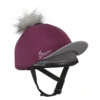 LeMieux Pom Hat Silk Plum 1 LeMieux Pom Hat Silk Plum -Equestrian Related LeMieux Hat Silk Plum 1