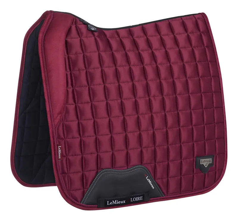 LeMieux Loire Memory Dressage Square Mulberry Large 3 LeMieux Loire Memory Dressage Square Mulberry Large