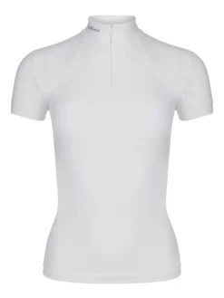 LeMieux Olivia Short Sleeve Show Shirt White