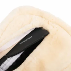 LeMieux ProSorb Merino+ Half Pad White/Natural 9 LeMieux ProSorb Merino+ Half Pad White/Natural -Equestrian Related LeMieux ProSorb Lambskin Half Pad NaturalWhite 5
