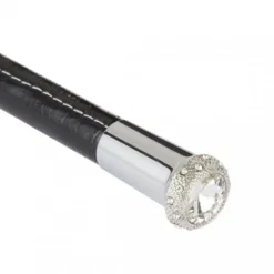 LeMieux Junior Rhone Diamante Baton Whip Black -Equestrian Related LeMieux Rhone Junior Diamante Baton Whip 50cm 8