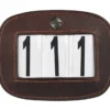 LeMieux Saddle Number Holder Square Brown -Equestrian Related LeMieux Saddle Pad Number Holder Square 1