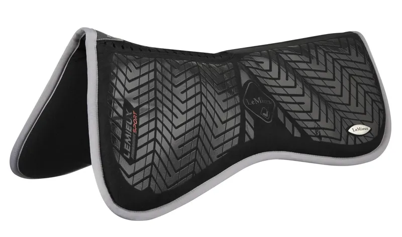 LeMieux Sports Grip Memory Half Pad Black 3 LeMieux Sports Grip Memory Half Pad Black