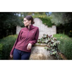 LeMieux Team Soft Shell Jacket Burgundy 10 LeMieux Team Soft Shell Jacket Burgundy -Equestrian Related LeMieux Team LeMieux Softshell Jacket 15