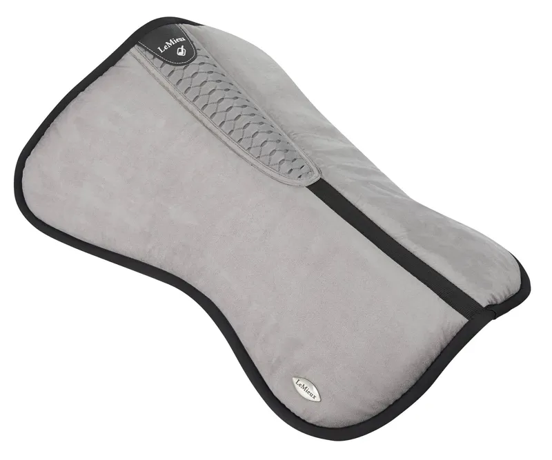 LeMieux Wither Relief Memory Foam Half Pad Grey Large 4 LeMieux Wither Relief Memory Foam Half Pad Grey Large - Image 2