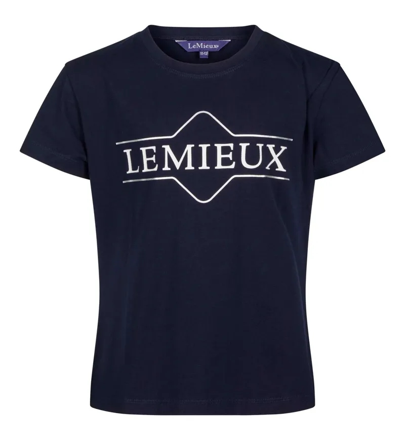 LeMieux Young Rider T-shirt Navy 2 LeMieux Young Rider T-shirt Navy