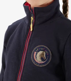 Premier Equine Lillio Girls Riding Jacket Navy -Equestrian Related Lillio Kids Riding Jacket Navy 4