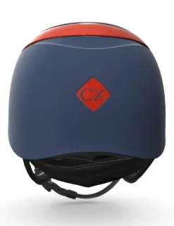Charles Owen My Halo CX Custom Hat - Navy Gloss / Navy Matt / Red Gloss Halo -Equestrian Related MY HALO CX CUSTOM RIDING HAT NAVY GLOSS AND RED 3