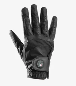 Premier Equine Mizar Ladies Leather Riding Gloves Black -Equestrian Related Mizar Leather Riding Gloves Black 3