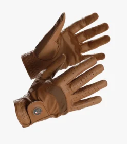 Premier Equine Mizar Ladies Leather Riding Gloves Tan