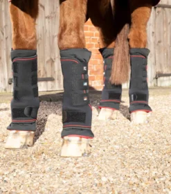 Premier Equine Nano-Tec Infrared Boot Wrap Black/Red -Equestrian Related Nano Tec Infrared Boots Wraps 2