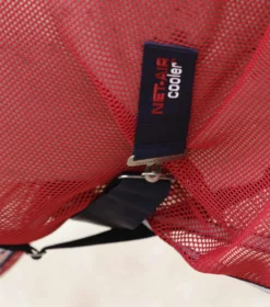 Premier Equine Net-Air Cooler Rug Red -Equestrian Related Net Air Cooler Rug Red 4