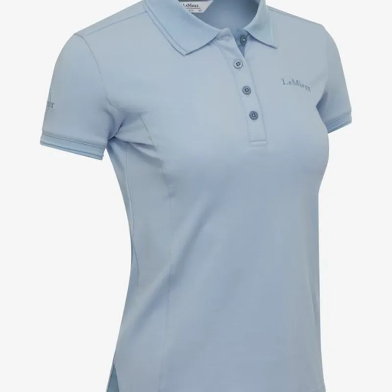 LeMieux Polo Shirt Mist 5 LeMieux Polo Shirt Mist - Image 3