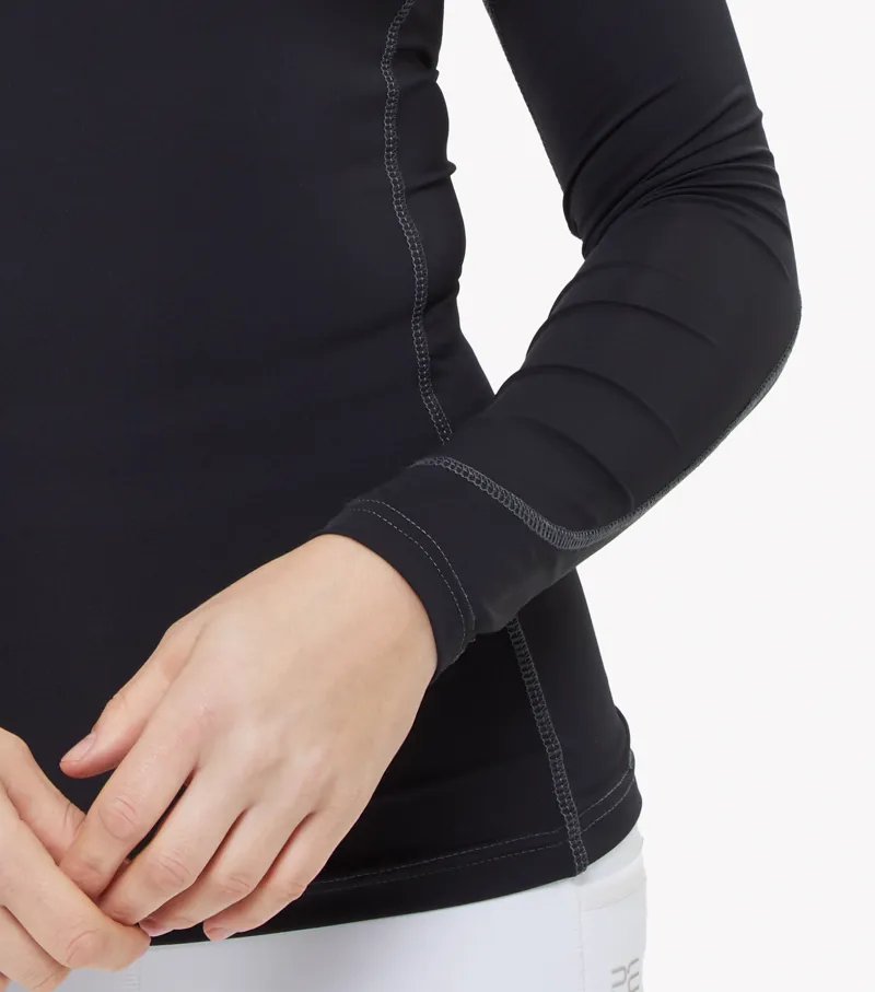 Premier Equine Ombretta Ladies Technical Riding Top Black 7 Premier Equine Ombretta Ladies Technical Riding Top Black - Image 6