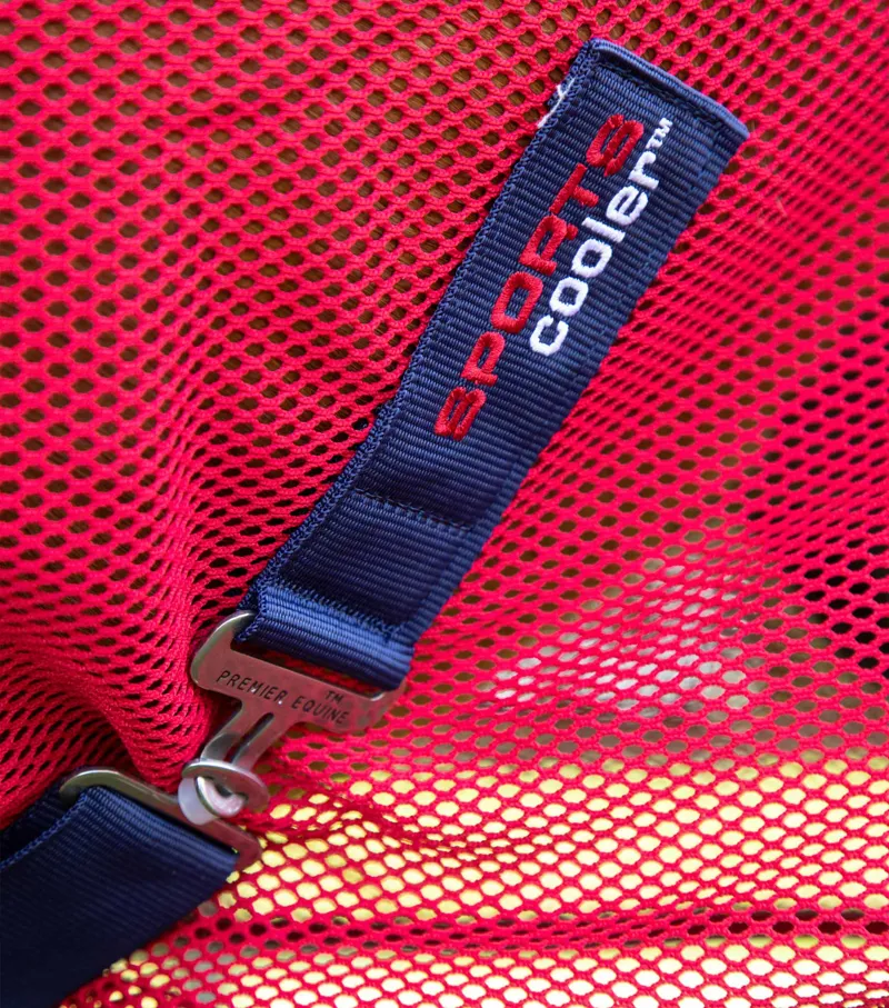 Premier Equine Sports Cooler Rug Navy 7 Premier Equine Sports Cooler Rug Navy - Image 5