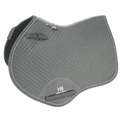 Hy Sport Active Close Contact Saddle Pad In Pencil Point Grey