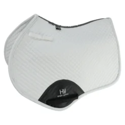 Hy Sport Active Close Contact Saddle Pad In White