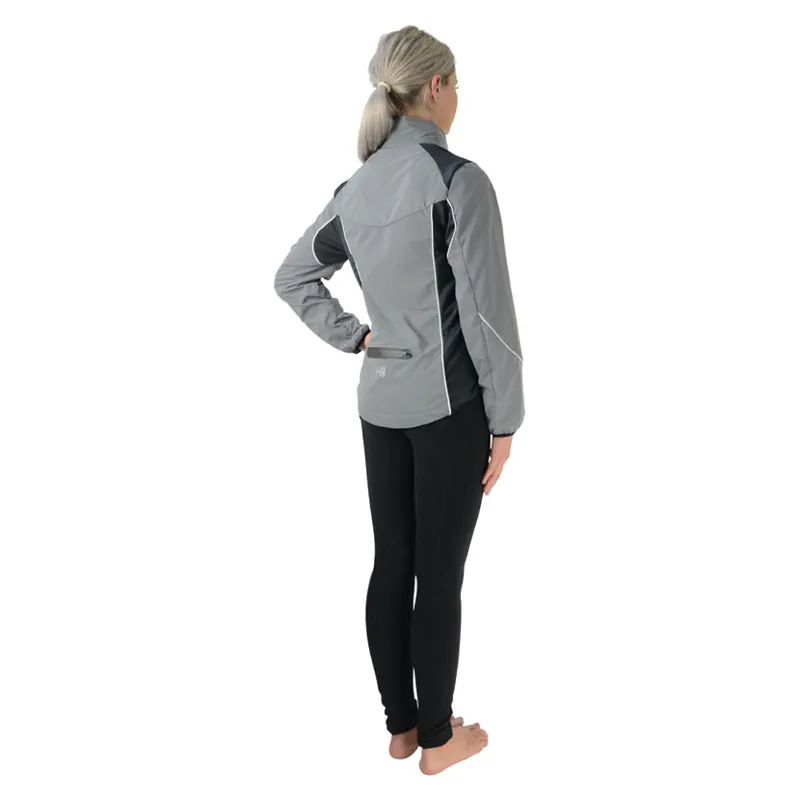 Hy Equestrian Silva Flash Reflective Jacket In Reflective Silver 4 Hy Equestrian Silva Flash Reflective Jacket In Reflective Silver - Image 2
