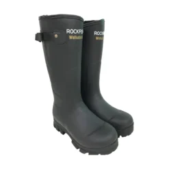 Rockfish Neoprene Lined Walkabout Wellington Boots - Black -Equestrian Related PR 23457 Rockfish Neoprene Lined Walkabout Wellington Boots 02