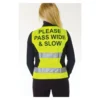 Hy Viz Please Pass Wide And Slow Waistcoat In Yellow/Black 2 Hy Viz Please Pass Wide And Slow Waistcoat In Yellow/Black -Equestrian Related PR 3429 HyVIZ Please Pass Wide and Slow 02