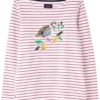 Joules Harbour Lux Jersey Top - Pink Partridge