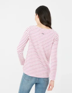 Joules Harbour Lux Jersey Top - Pink Partridge -Equestrian Related Partridge203