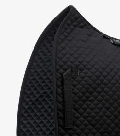 Premier Equine Plain Cotton Saddle Pad - Dressage Square Black 10 Premier Equine Plain Cotton Saddle Pad - Dressage Square Black -Equestrian Related Plain Cotton Dressage Square Black 3