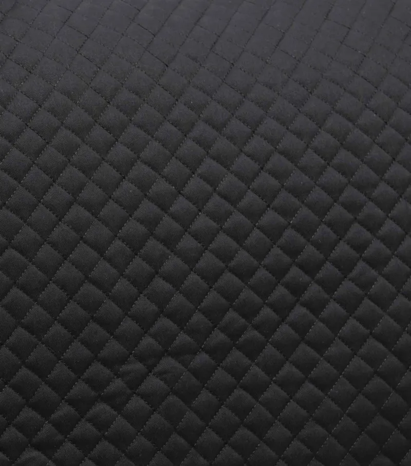 Premier Equine Plain Cotton Saddle Pad - Dressage Square Black 6 Premier Equine Plain Cotton Saddle Pad - Dressage Square Black - Image 4