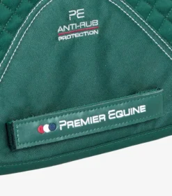 Premier Equine Plain Cotton Saddle Pad - Dressage Square Green 12 Premier Equine Plain Cotton Saddle Pad - Dressage Square Green -Equestrian Related Plain Cotton Dressage Square Green 5