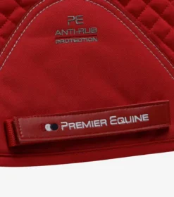Premier Equine Plain Cotton Saddle Pad - Dressage Square Red -Equestrian Related Plain Cotton Dressage Square Red 5