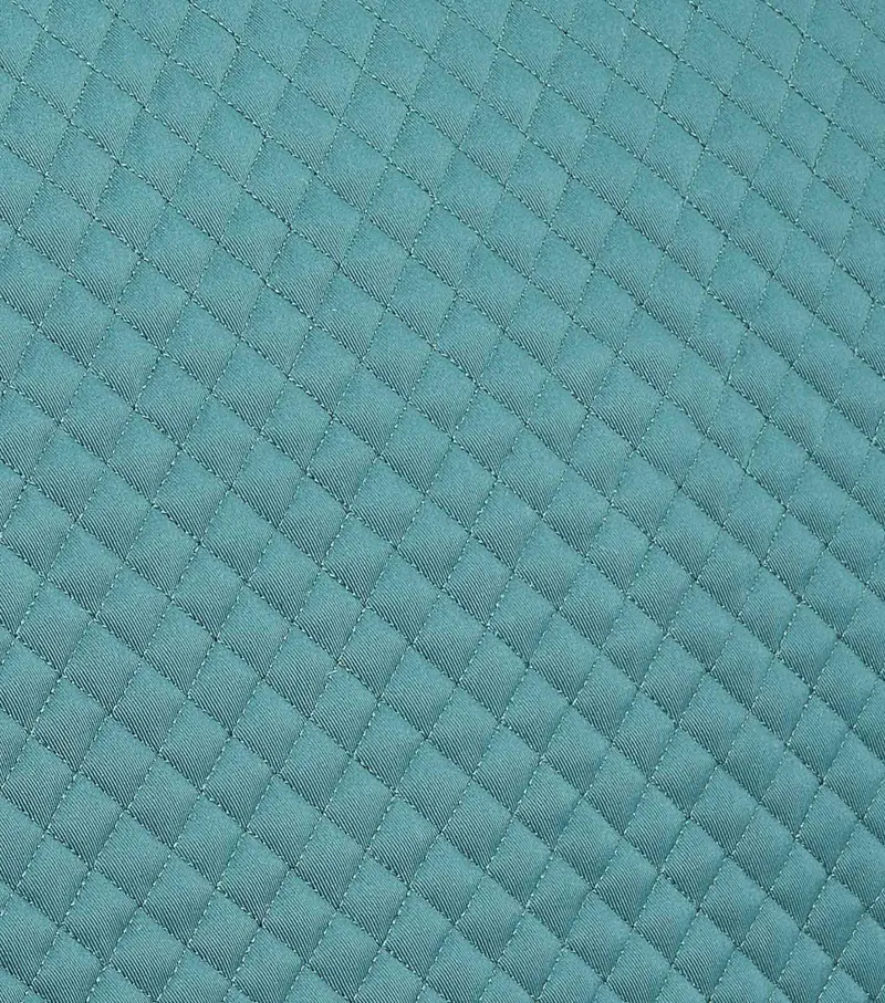 Premier Equine Plain Cotton Saddle Pad - Dressage Square Turquoise 6 Premier Equine Plain Cotton Saddle Pad - Dressage Square Turquoise - Image 4