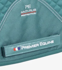 Premier Equine Plain Cotton Saddle Pad - Dressage Square Turquoise 12 Premier Equine Plain Cotton Saddle Pad - Dressage Square Turquoise -Equestrian Related Plain Cotton Dressage Square Turquoise 5