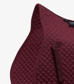 Premier Equine Plain Cotton GP Jump Saddle Pad Burgundy 10 Premier Equine Plain Cotton GP Jump Saddle Pad Burgundy -Equestrian Related Plain Cotton GPJump Square Burgundy 3
