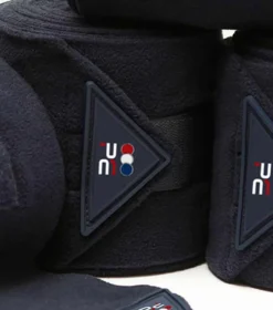 Premier Equine Horse Polo Fleece Bandages Navy -Equestrian Related Polo Fleece Bandages Navy 4