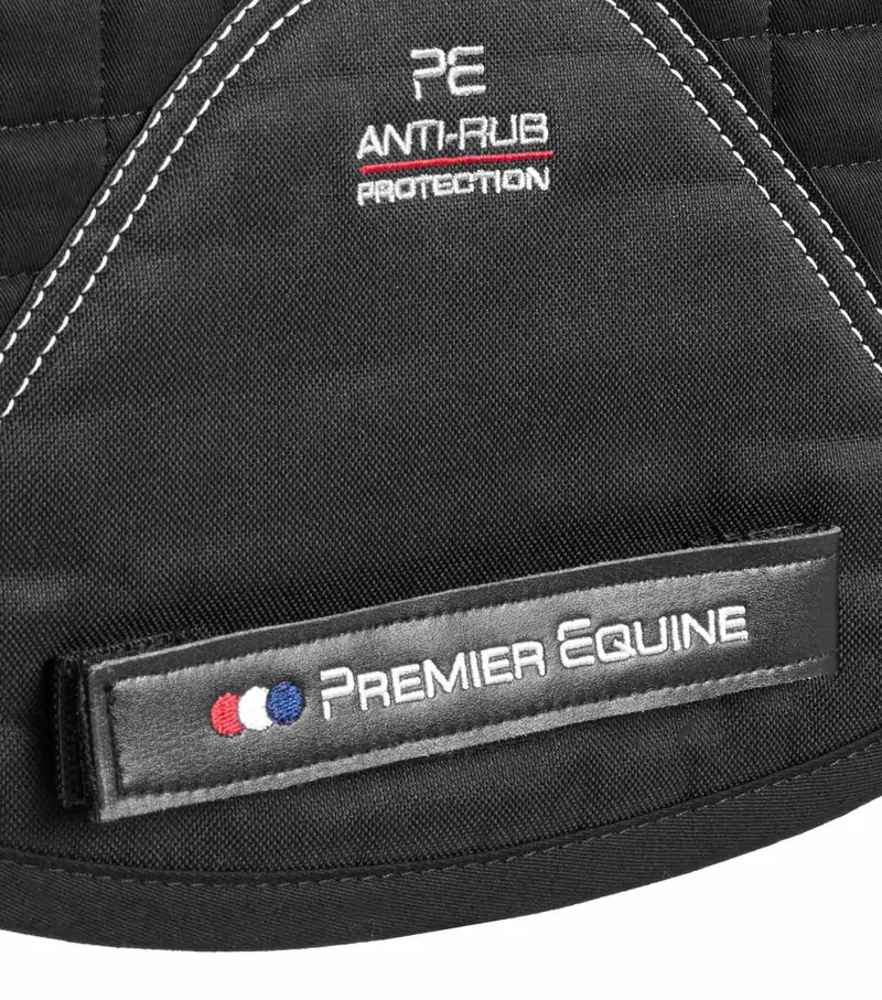 Premier Equine Pony CC Merino Wool Half Lined European Dressage Square Black/Natural Wool 7 Premier Equine Pony CC Merino Wool Half Lined European Dressage Square Black/Natural Wool - Image 5