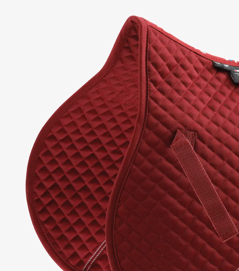Premier Equine Pony Plain Cotton GP/Jump Square Burgundy 5 Premier Equine Pony Plain Cotton GP/Jump Square Burgundy - Image 3
