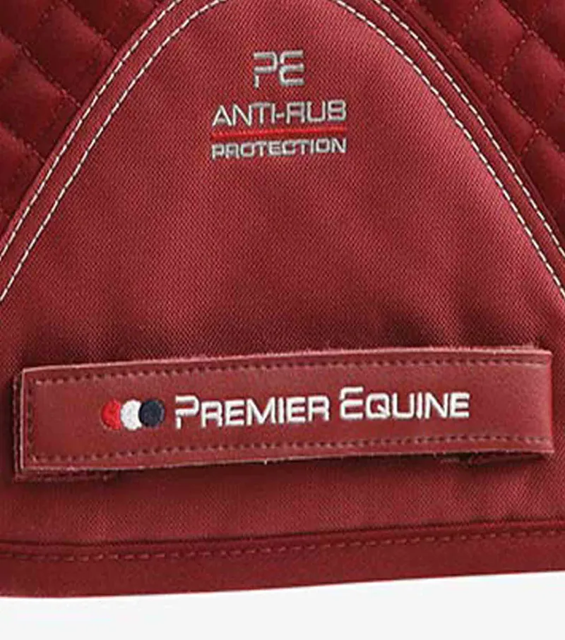 Premier Equine Pony Plain Cotton GP/Jump Square Burgundy 7 Premier Equine Pony Plain Cotton GP/Jump Square Burgundy - Image 5