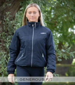 Premier Equine Pro Rider Unisex Waterproof Riding Jacket Navy -Equestrian Related Pro Rider Unisex Waterproof Riding Jacket Navy 2