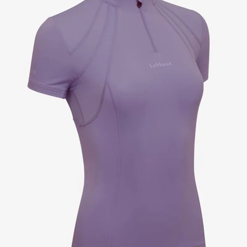 LeMieux Mia Mesh Short Sleeved Base Layer Iris 7 LeMieux Mia Mesh Short Sleeved Base Layer Iris - Image 5