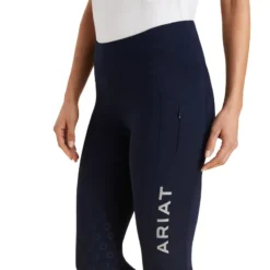 Ariat Women's Eos Knee Patch Tight Navy 11 Ariat Women's Eos Knee Patch Tight Navy -Equestrian Related S19 WMS ENGL 10025583 detail02