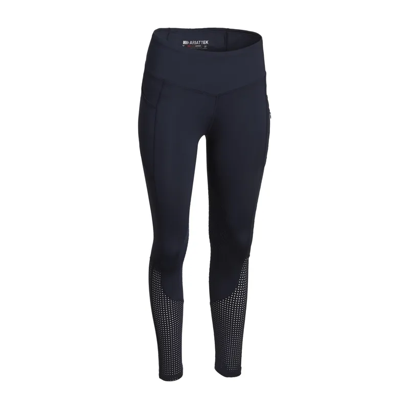 Ariat Women's Eos Knee Patch Tight Navy 8 Ariat Women's Eos Knee Patch Tight Navy - Image 6