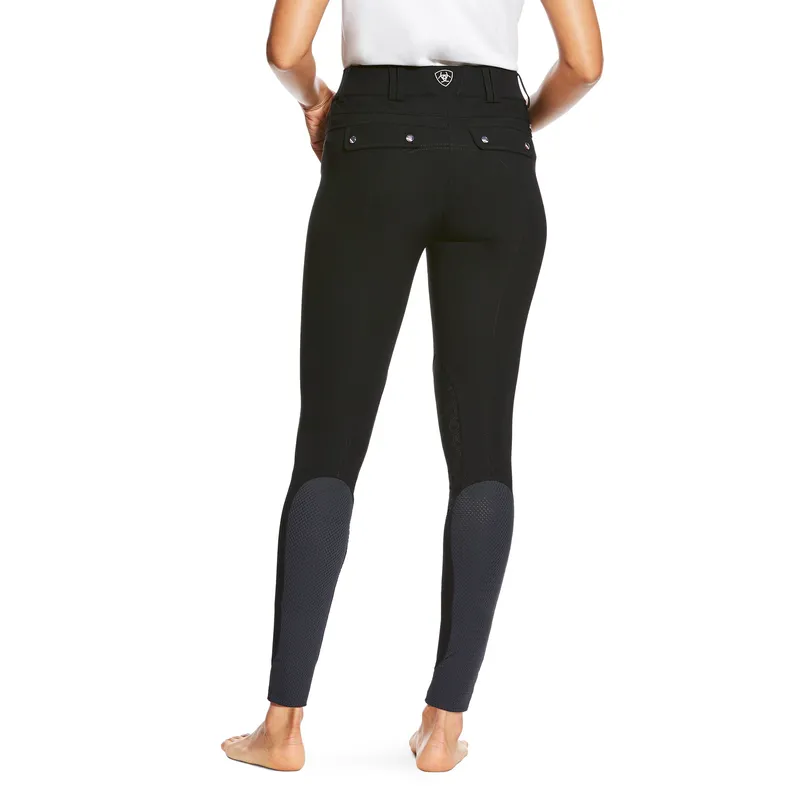 Ariat Women's Tri Factor Grip Knee Patch Breech Black 5 Ariat Women's Tri Factor Grip Knee Patch Breech Black - Image 3
