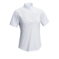 Ariat Women's Showstopper Show Shirt White -Equestrian Related S21 WMS ENGL 10035263 ghost front