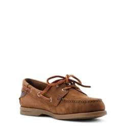 Ariat Women's Antigua Boat Show Chocolate Brown -Equestrian Related S22 WMS ENGL 10040426 medial