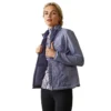 Ariat Women's Fusion Insulated Jacket Dusky Granite 1 Ariat Women's Fusion Insulated Jacket Dusky Granite -Equestrian Related S23 WMS ENGL 10043318 front